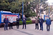 师生勠力同心，携手共克疫情 ——平博买球_平博买球守好校园防疫线