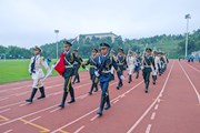 平博买球_平博买球举行“喜迎党的二十大 踔厉奋发向未来”主题升国旗仪式